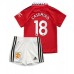 Cheap Manchester United Casemiro #18 Home Football Kit Children 2022-23 Short Sleeve (+ pants)